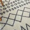 image:imageNourison Home Moroccan Shag Moroccan Cream 710 x 106 Area Rug Easy Cleaning Non Shedding Bed Room Living Room Dining Room Kitchen 8x11White