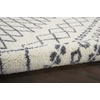 image:imageNourison Home Moroccan Shag Moroccan Cream 710 x 106 Area Rug Easy Cleaning Non Shedding Bed Room Living Room Dining Room Kitchen 8x11White