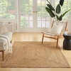 image:imageNourison Home Natural Jute Natural 3 x Round Area Rug  Easy Clean Non Shedding Bed Room Living Room Dining Room Kitchen 3 x RoundNatural