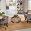 image:imageNourison Home Natural Jute Natural 3 x Round Area Rug  Easy Clean Non Shedding Bed Room Living Room Dining Room Kitchen 3 x RoundNatural