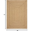 image:imageNourison Home Natural Seagrass Natural 5 x 7 Area Rug  Easy Clean Non Shedding Bed Room Living Room Dining Room Kitchen 5 x 7Natural