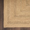 image:imageNourison Home Natural Seagrass Natural 5 x 7 Area Rug  Easy Clean Non Shedding Bed Room Living Room Dining Room Kitchen 5 x 7Natural