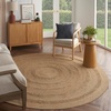 image:imageNourison Home Natural Seagrass Natural 5 x 7 Area Rug  Easy Clean Non Shedding Bed Room Living Room Dining Room Kitchen 5 x 7Natural