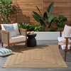 image:imageNourison Home Natural Seagrass Natural 5 x 7 Area Rug  Easy Clean Non Shedding Bed Room Living Room Dining Room Kitchen 5 x 7Natural