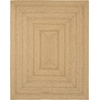 image:imageNourison Home Natural Seagrass Natural 5 x 7 Area Rug  Easy Clean Non Shedding Bed Room Living Room Dining Room Kitchen 5 x 7Natural