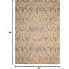 image:imageNourison Home Nepal Vintage BeigeSlate 53 x 75 Area Rug Easy Cleaning Non Shedding Bed Room Living Room Dining Room Kitchen 5x7BeigeSlate