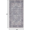 image:imageNourison Home New Concept Washables Light Blue Multicolr 53 x 73 Area Rug  Easy Clean Non Shedding Bed Room Living Room Dining Room Kitchen 5 x 7Grey