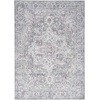 image:imageNourison Home New Concept Washables Light Blue Multicolr 53 x 73 Area Rug  Easy Clean Non Shedding Bed Room Living Room Dining Room Kitchen 5 x 7Ivory Grey