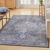 image:imageNourison Home New Concept Washables Light Blue Multicolr 53 x 73 Area Rug  Easy Clean Non Shedding Bed Room Living Room Dining Room Kitchen 5 x 7Ivory Navy