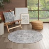 image:imageNourison Home New Concept Washables Light Blue Multicolr 53 x 73 Area Rug  Easy Clean Non Shedding Bed Room Living Room Dining Room Kitchen 5 x 7Ivory Grey