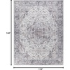 image:imageNourison Home New Concept Washables Light Blue Multicolr 53 x 73 Area Rug  Easy Clean Non Shedding Bed Room Living Room Dining Room Kitchen 5 x 7Ivory Beige