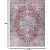 image:imageNourison Home New Concept Washables Light Blue Multicolr 53 x 73 Area Rug  Easy Clean Non Shedding Bed Room Living Room Dining Room Kitchen 5 x 7Ivory Brick