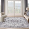 image:imageNourison Home New Concept Washables Light Blue Multicolr 53 x 73 Area Rug  Easy Clean Non Shedding Bed Room Living Room Dining Room Kitchen 5 x 7Ivory Beige