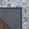 image:imageNourison Home New Concept Washables Light Blue Multicolr 53 x 73 Area Rug  Easy Clean Non Shedding Bed Room Living Room Dining Room Kitchen 5 x 7Ivory Navy