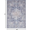 image:imageNourison Home New Concept Washables Light Blue Multicolr 53 x 73 Area Rug  Easy Clean Non Shedding Bed Room Living Room Dining Room Kitchen 5 x 7Ivory Navy