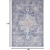 image:imageNourison Home New Concept Washables Light Blue Multicolr 53 x 73 Area Rug  Easy Clean Non Shedding Bed Room Living Room Dining Room Kitchen 5 x 7Ivory Navy