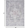 image:imageNourison Home New Concept Washables Light Blue Multicolr 53 x 73 Area Rug  Easy Clean Non Shedding Bed Room Living Room Dining Room Kitchen 5 x 7Ivory Grey