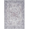image:imageNourison Home New Concept Washables Light Blue Multicolr 53 x 73 Area Rug  Easy Clean Non Shedding Bed Room Living Room Dining Room Kitchen 5 x 7Ivory Beige