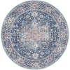 image:imageNourison Home New Concept Washables Light Blue Multicolr 53 x 73 Area Rug  Easy Clean Non Shedding Bed Room Living Room Dining Room Kitchen 5 x 7Ivory Navy
