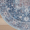 image:imageNourison Home New Concept Washables Light Blue Multicolr 53 x 73 Area Rug  Easy Clean Non Shedding Bed Room Living Room Dining Room Kitchen 5 x 7Ivory Navy