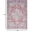 image:imageNourison Home New Concept Washables Light Blue Multicolr 53 x 73 Area Rug  Easy Clean Non Shedding Bed Room Living Room Dining Room Kitchen 5 x 7Ivory Brick