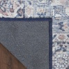 image:imageNourison Home New Concept Washables Light Blue Multicolr 53 x 73 Area Rug  Easy Clean Non Shedding Bed Room Living Room Dining Room Kitchen 5 x 7Ivory Navy