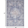 image:imageNourison Home New Concept Washables Light Blue Multicolr 53 x 73 Area Rug  Easy Clean Non Shedding Bed Room Living Room Dining Room Kitchen 5 x 7Ivory Navy
