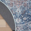image:imageNourison Home New Concept Washables Light Blue Multicolr 53 x 73 Area Rug  Easy Clean Non Shedding Bed Room Living Room Dining Room Kitchen 5 x 7Ivory Navy