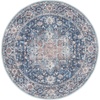 image:imageNourison Home New Concept Washables Light Blue Multicolr 53 x 73 Area Rug  Easy Clean Non Shedding Bed Room Living Room Dining Room Kitchen 5 x 7Ivory Navy