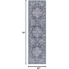 image:imageNourison Home New Concept Washables Light Blue Multicolr 53 x 73 Area Rug  Easy Clean Non Shedding Bed Room Living Room Dining Room Kitchen 5 x 7Ivory Navy