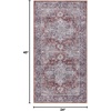 image:imageNourison Home New Concept Washables Light Blue Multicolr 53 x 73 Area Rug  Easy Clean Non Shedding Bed Room Living Room Dining Room Kitchen 5 x 7Ivory Brick