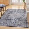 image:imageNourison Home New Concept Washables Light Blue Multicolr 53 x 73 Area Rug  Easy Clean Non Shedding Bed Room Living Room Dining Room Kitchen 5 x 7Ivory Navy