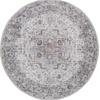 image:imageNourison Home New Concept Washables Light Blue Multicolr 53 x 73 Area Rug  Easy Clean Non Shedding Bed Room Living Room Dining Room Kitchen 5 x 7Ivory Beige