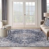 image:imageNourison Home New Concept Washables Light Blue Multicolr 53 x 73 Area Rug  Easy Clean Non Shedding Bed Room Living Room Dining Room Kitchen 5 x 7Ivory Navy