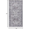 image:imageNourison Home New Concept Washables Light Blue Multicolr 53 x 73 Area Rug  Easy Clean Non Shedding Bed Room Living Room Dining Room Kitchen 5 x 7Ivory Beige