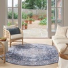 image:imageNourison Home New Concept Washables Light Blue Multicolr 53 x 73 Area Rug  Easy Clean Non Shedding Bed Room Living Room Dining Room Kitchen 5 x 7Ivory Navy