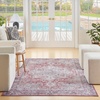 image:imageNourison Home New Concept Washables Light Blue Multicolr 53 x 73 Area Rug  Easy Clean Non Shedding Bed Room Living Room Dining Room Kitchen 5 x 7Ivory Brick