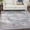 image:imageNourison Home New Concept Washables Light Blue Multicolr 53 x 73 Area Rug  Easy Clean Non Shedding Bed Room Living Room Dining Room Kitchen 5 x 7Light Blue Multi
