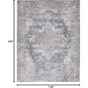 image:imageNourison Home New Concept Washables Light Blue Multicolr 53 x 73 Area Rug  Easy Clean Non Shedding Bed Room Living Room Dining Room Kitchen 5 x 7Light Blue Multi