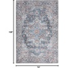 image:imageNourison Home New Concept Washables Light Blue Multicolr 53 x 73 Area Rug  Easy Clean Non Shedding Bed Room Living Room Dining Room Kitchen 5 x 7Light Blue Multi