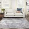 image:imageNourison Home New Concept Washables Light Blue Multicolr 53 x 73 Area Rug  Easy Clean Non Shedding Bed Room Living Room Dining Room Kitchen 5 x 7Light Blue Multi