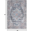 image:imageNourison Home New Concept Washables Light Blue Multicolr 53 x 73 Area Rug  Easy Clean Non Shedding Bed Room Living Room Dining Room Kitchen 5 x 7Light Blue Multi