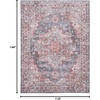 image:imageNourison Home New Concept Washables Light Blue Multicolr 53 x 73 Area Rug  Easy Clean Non Shedding Bed Room Living Room Dining Room Kitchen 5 x 7Multi Color