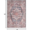 image:imageNourison Home New Concept Washables Light Blue Multicolr 53 x 73 Area Rug  Easy Clean Non Shedding Bed Room Living Room Dining Room Kitchen 5 x 7Multi Color