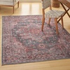 image:imageNourison Home New Concept Washables Light Blue Multicolr 53 x 73 Area Rug  Easy Clean Non Shedding Bed Room Living Room Dining Room Kitchen 5 x 7Multi Color