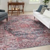 image:imageNourison Home New Concept Washables Light Blue Multicolr 53 x 73 Area Rug  Easy Clean Non Shedding Bed Room Living Room Dining Room Kitchen 5 x 7Multi Color