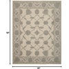image:imageNourison Home New Horizon Pewter Rectangle Area Rug 3Feet 9Inches by 5Feet 9Inches 39 x 59Parchment