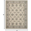 image:imageNourison Home New Horizon Pewter Rectangle Area Rug 3Feet 9Inches by 5Feet 9Inches 39 x 59Parchment