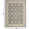 image:imageNourison Home New Horizon Pewter Rectangle Area Rug 3Feet 9Inches by 5Feet 9Inches 39 x 59Pewter
