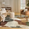 image:imageNourison Home Nordic Beige Multi 5 x 7 Area Rug  Easy Clean Non Shedding Bed Room Living Room Dining Room Kitchen 5 x 7Beige Multi